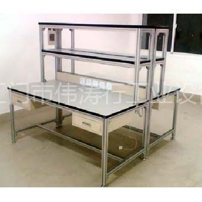 鋁型材工作臺(tái)鋁型材防靜電工作臺(tái)車間框架流水線工作桌鋁材