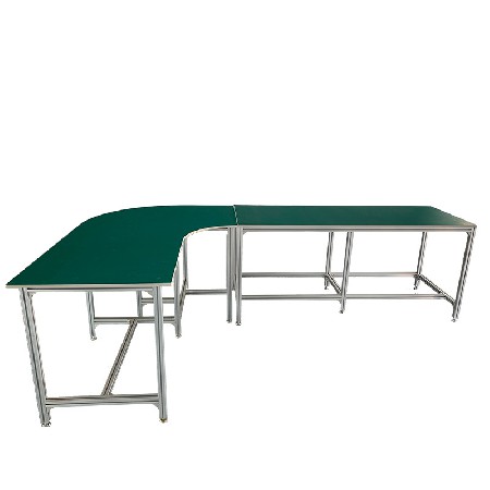 流水線U型線工作臺批發(fā) 鋁合金實驗電子車間操作臺 防靜電工作臺
