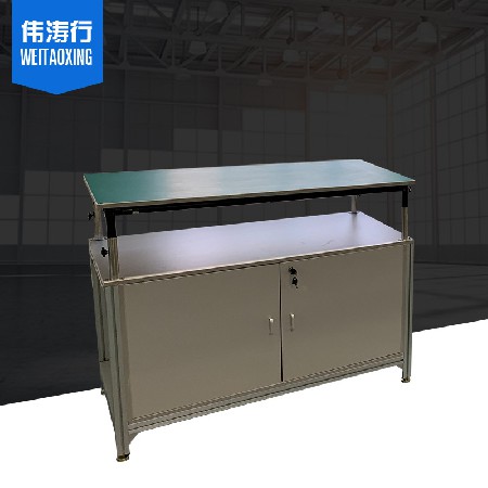 防靜電柜子批發(fā) 鋁合金實(shí)驗(yàn)臺 電子車間操作臺大容量多層工作臺