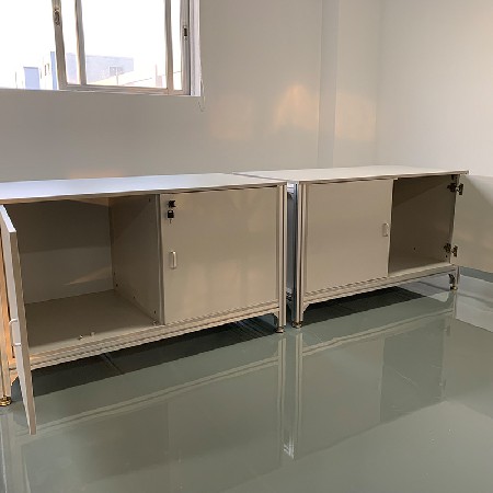 防靜電柜子批發(fā) 鋁合金實(shí)驗(yàn)臺 電子車間操作臺大容量多層工作臺