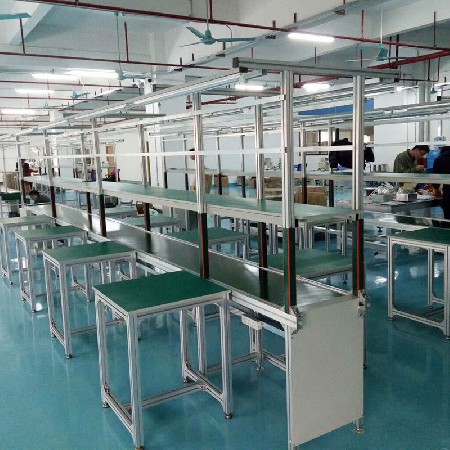 防靜電工作臺批發(fā)電子車間流水線防靜電操作臺鋁型材插件線實(shí)驗臺